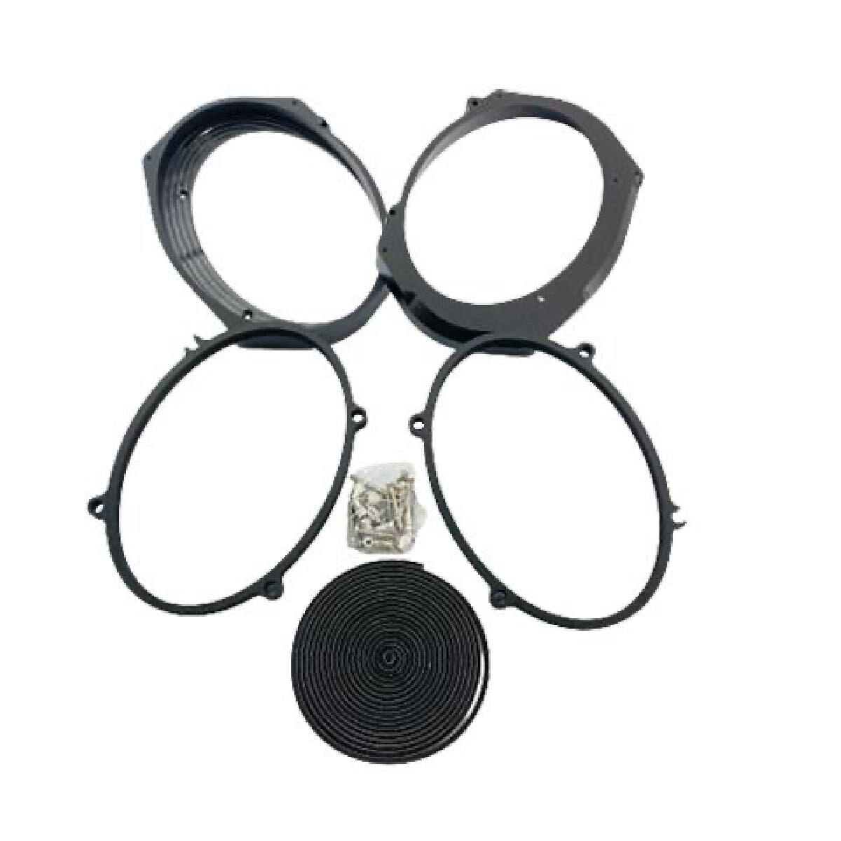 American Hard Bag 14 And Later 5X7 To 6X9 Adapters For Factory Speaker Lids With Electric Lid